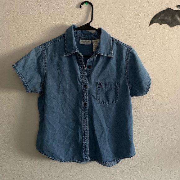sold VINTAGE / denim buttondown - Picture 3 of 4